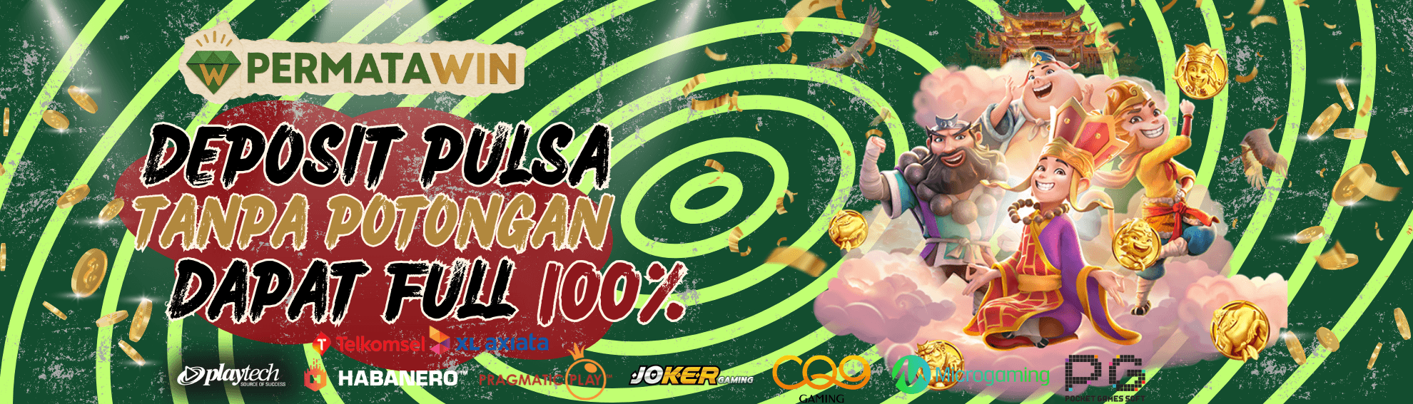 DEPOSIT PULSA 100%